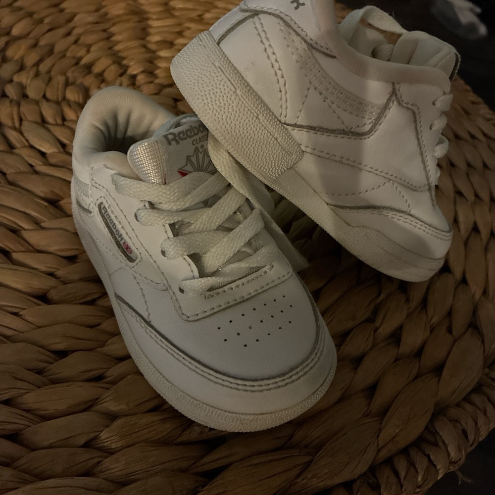 Reebok Kids Classic White Sneakers